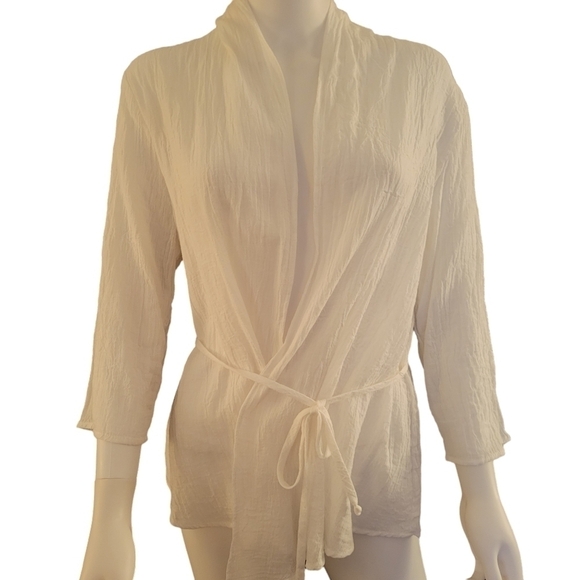 None Other - Bathing Suit Cover White Lace S